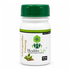 Healthy Life- Ashwagandha/Ginseng Capsules 60s