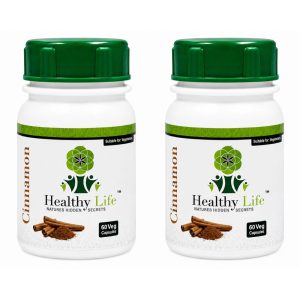 Healthy Life Double Pack- Cinnamon Capsules 60s