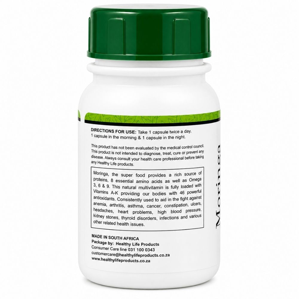 Healthy Life- Moringa Capsules 60's - Image 3