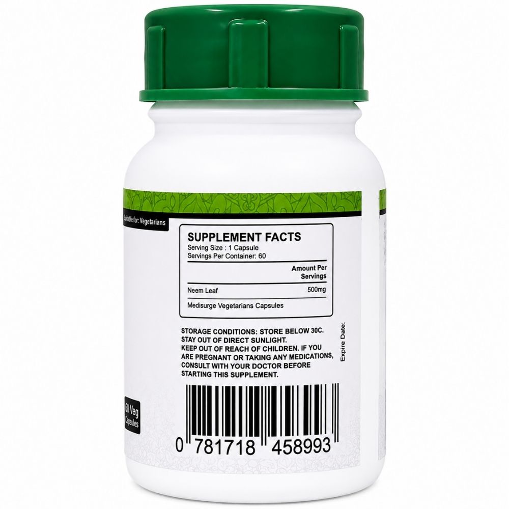 Healthy Life Double Pack- Neem Capsules 60's - Image 2
