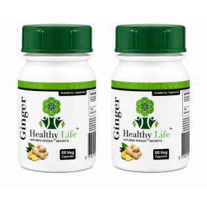 Healthy Life Double Pack- Ginger Capsules 60's