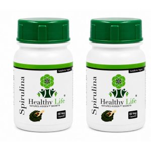 Healthy Life Double Pack- Spirulina Capsules 60s