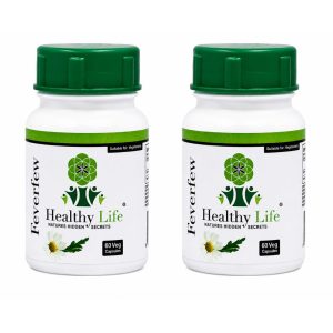 Healthy Life Double Pack- Feverfew Capsules 60's
