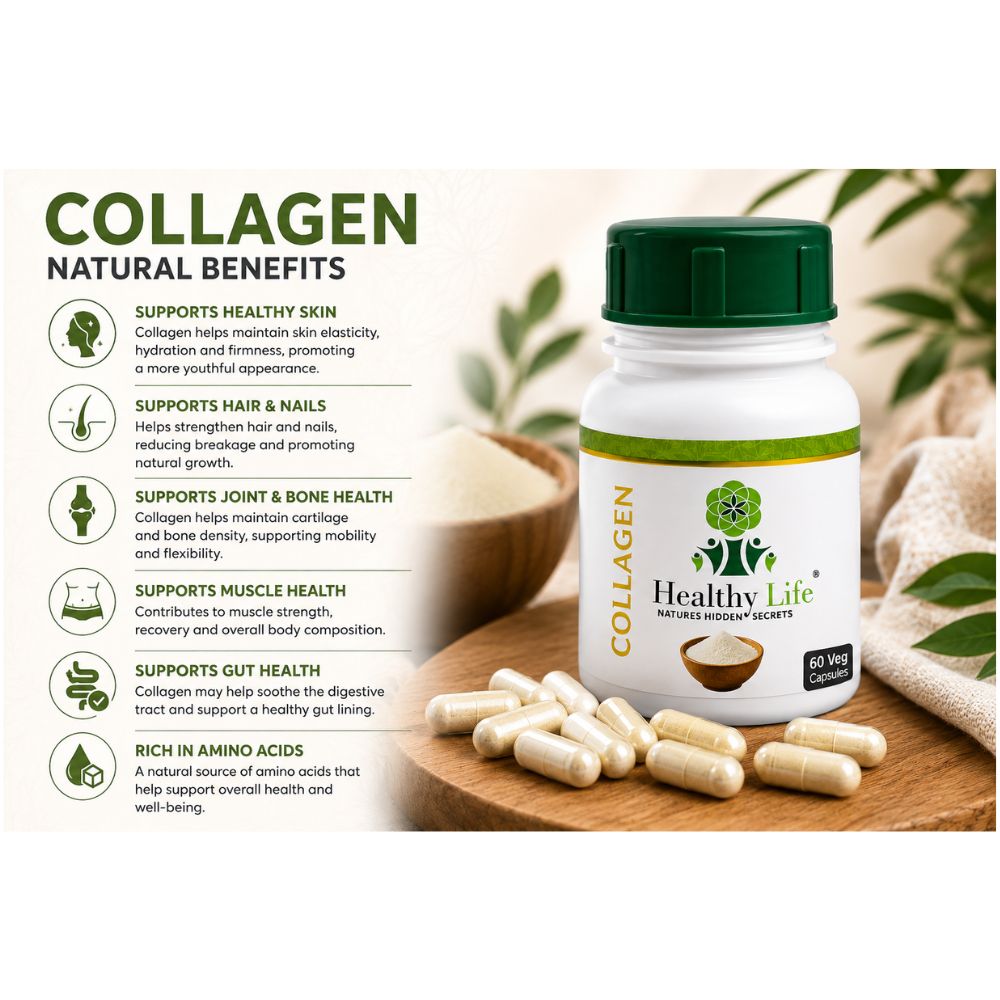 Healthy Life Collagen Capsules 500mg - 60 Capsules - 2 Pack - Image 8