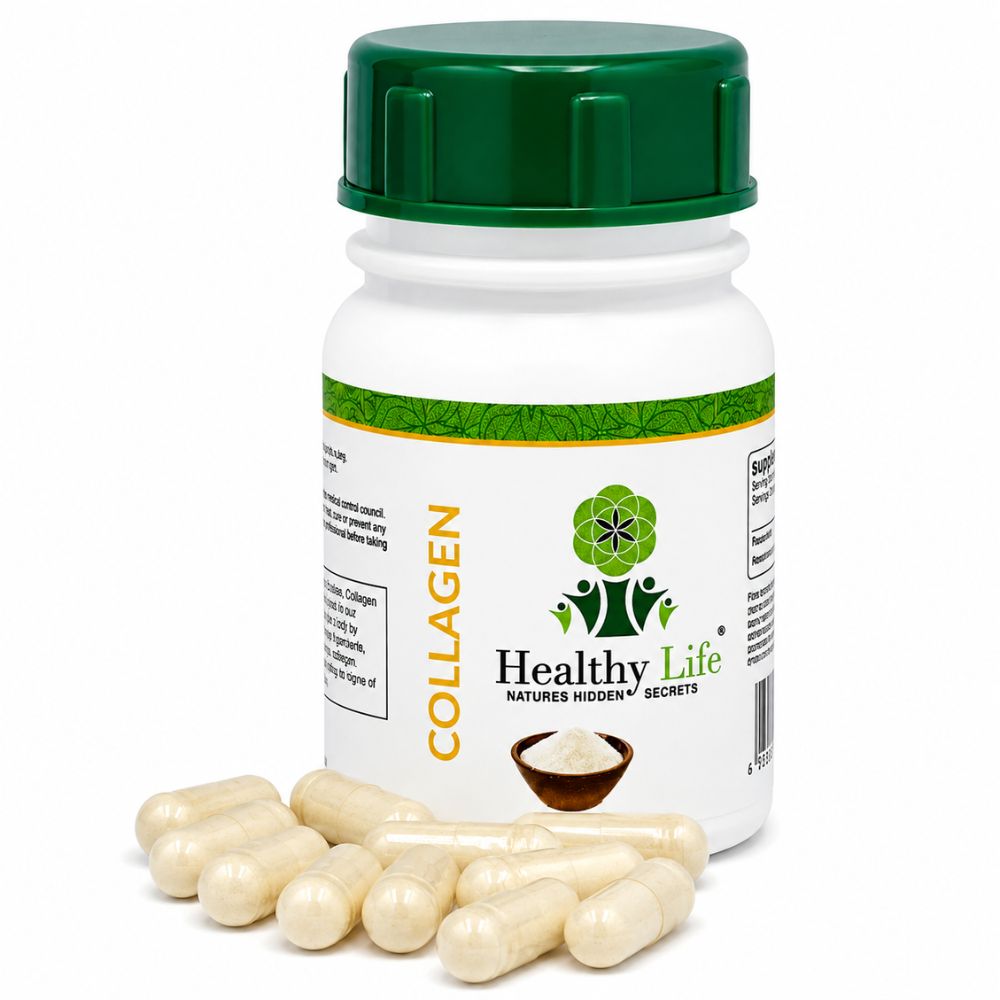 Healthy Life Collagen Capsules 500mg - 60 Capsules - 2 Pack - Image 4